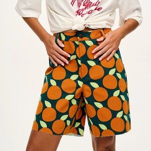 🍊 Lucy & Yak Parker Twill Shorts in Otis 🍊. NWT. Print sold out online.